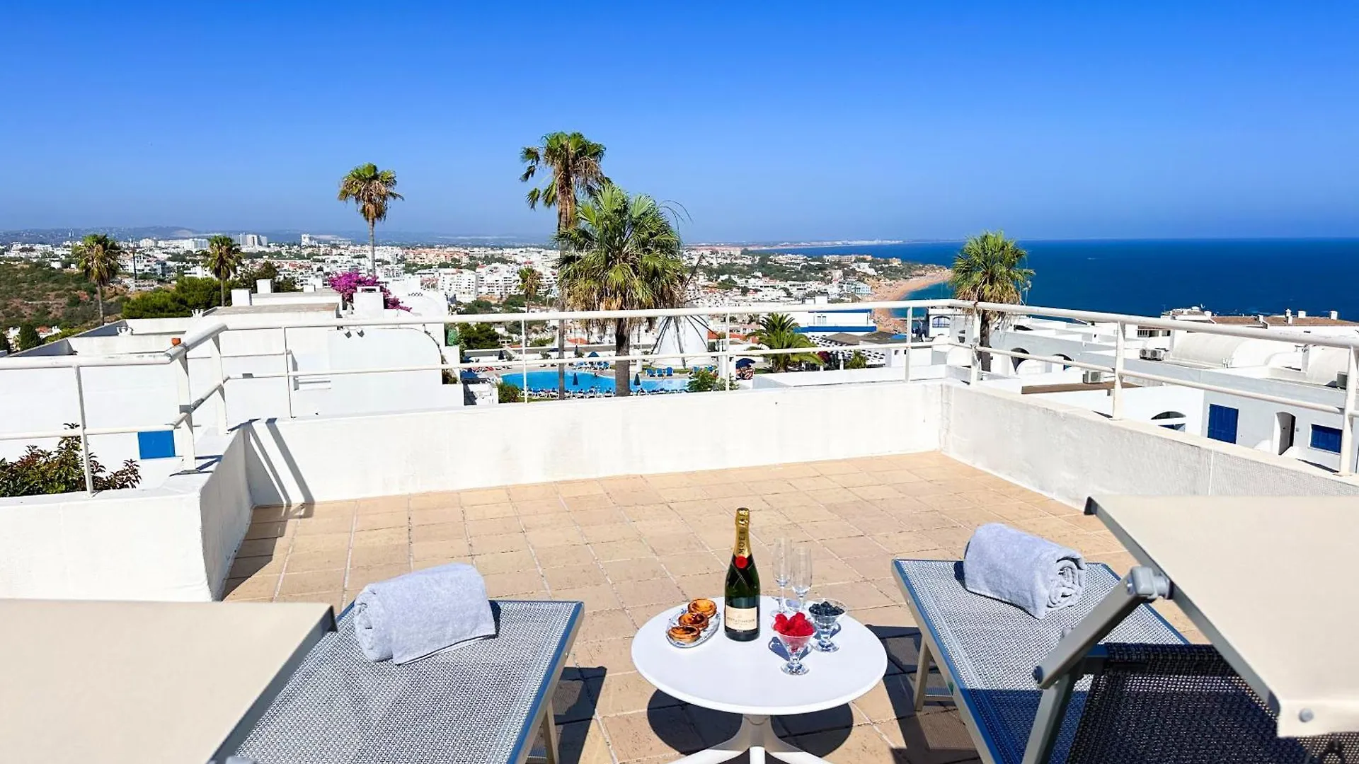 Stunning Sunrise & Sunset Rooftop Condo By Becherish Albufeira Portugal